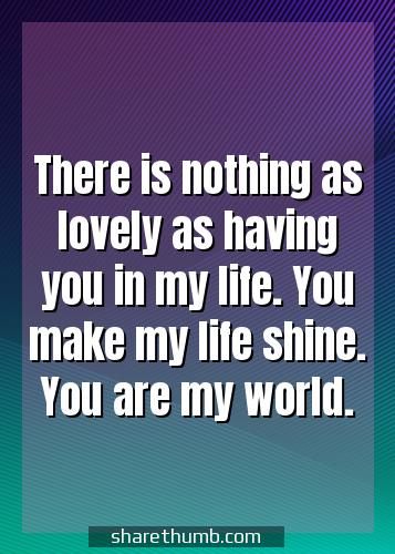 love quotes you are my world